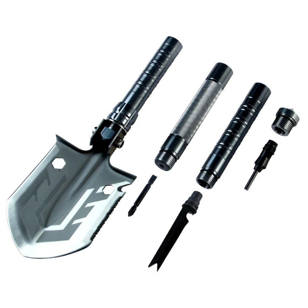

LY-D25 Outdoor Multi-Purpose Shovel Garden Tools Folding Military Shovel Climb Mountains Camping Portable Defense Security Tools