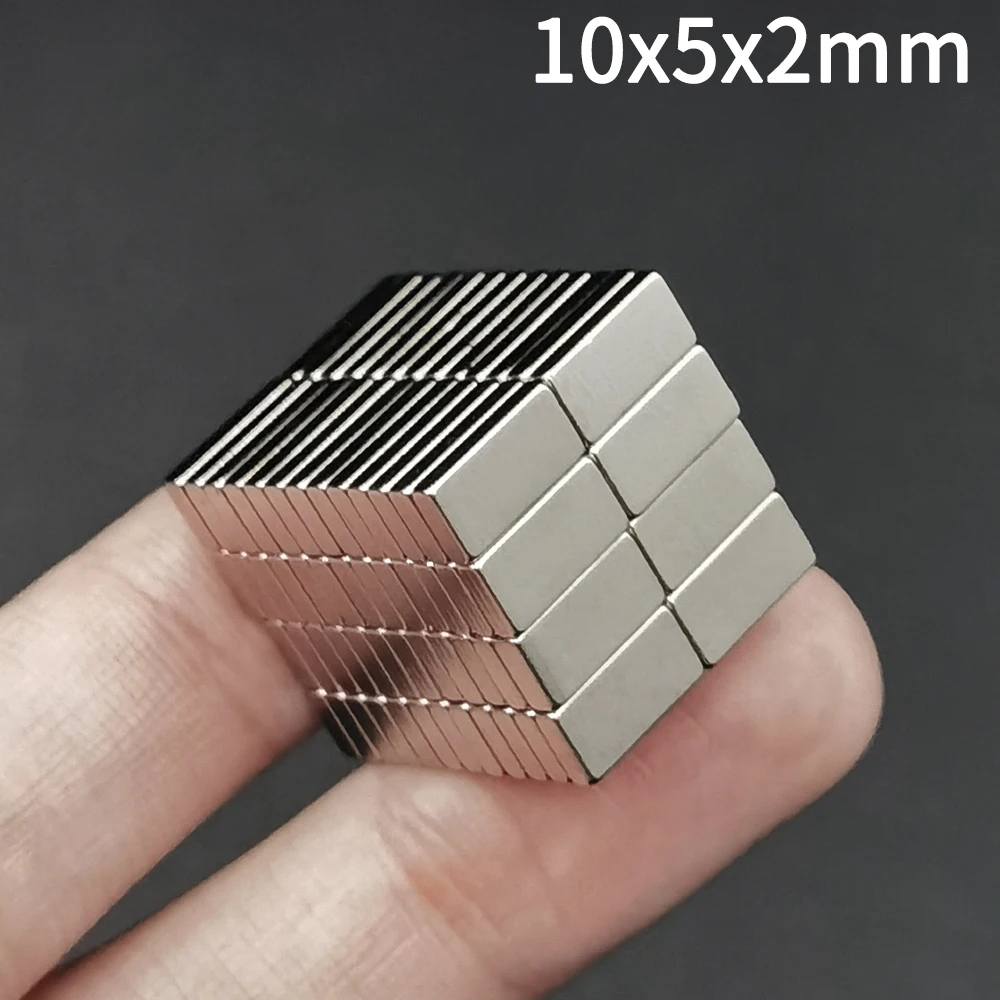 5-5000Pcs 10x5x2 mm Small Block Neodymium Rectangular Magnet 10mm x 5mm x 2mm NdFeB Super Powerful Strong Magnetic Permanent neodymium magnets