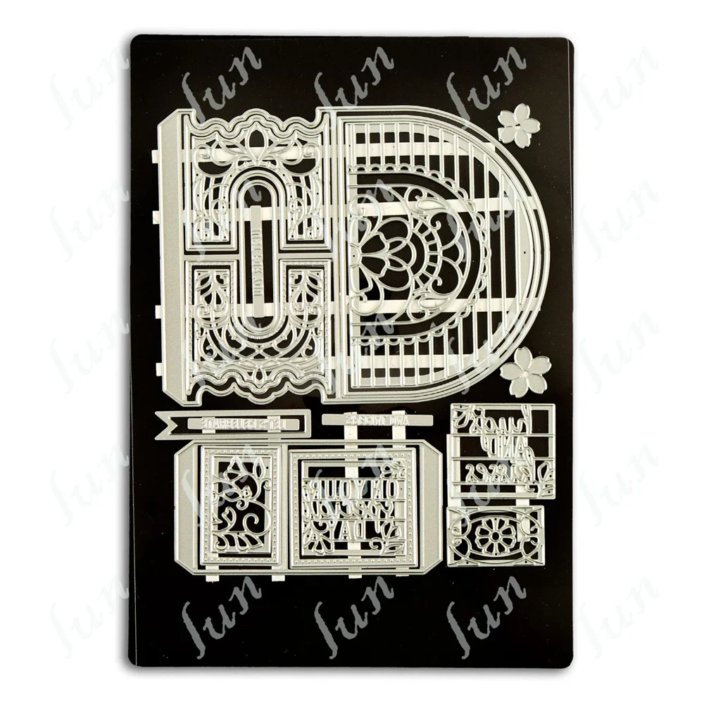 Pop-Up Metal Cutting Dies 2022 New Fancy Floral Cards Diy Craft Embossing to Make Greeting Card Photo Album Gift Decoration