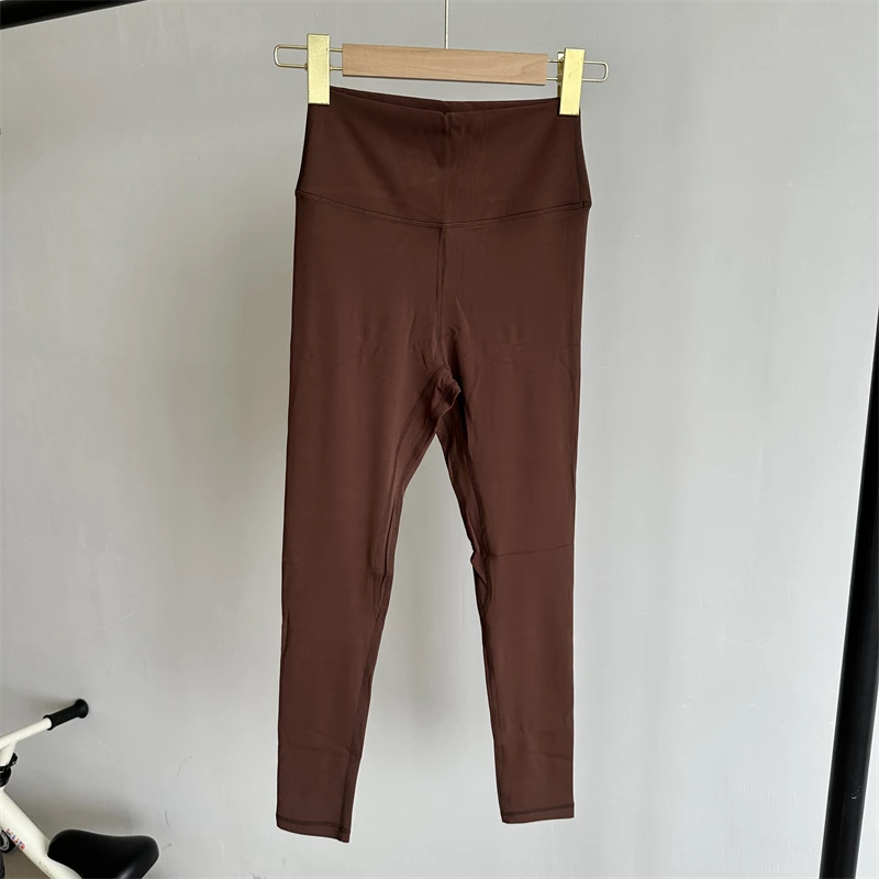 Solid Color Women's Leggings Yoga Pants Running Exercise Pilates Tights High Waist Hip Lifting Fashion Hot Girls Fitness Pants