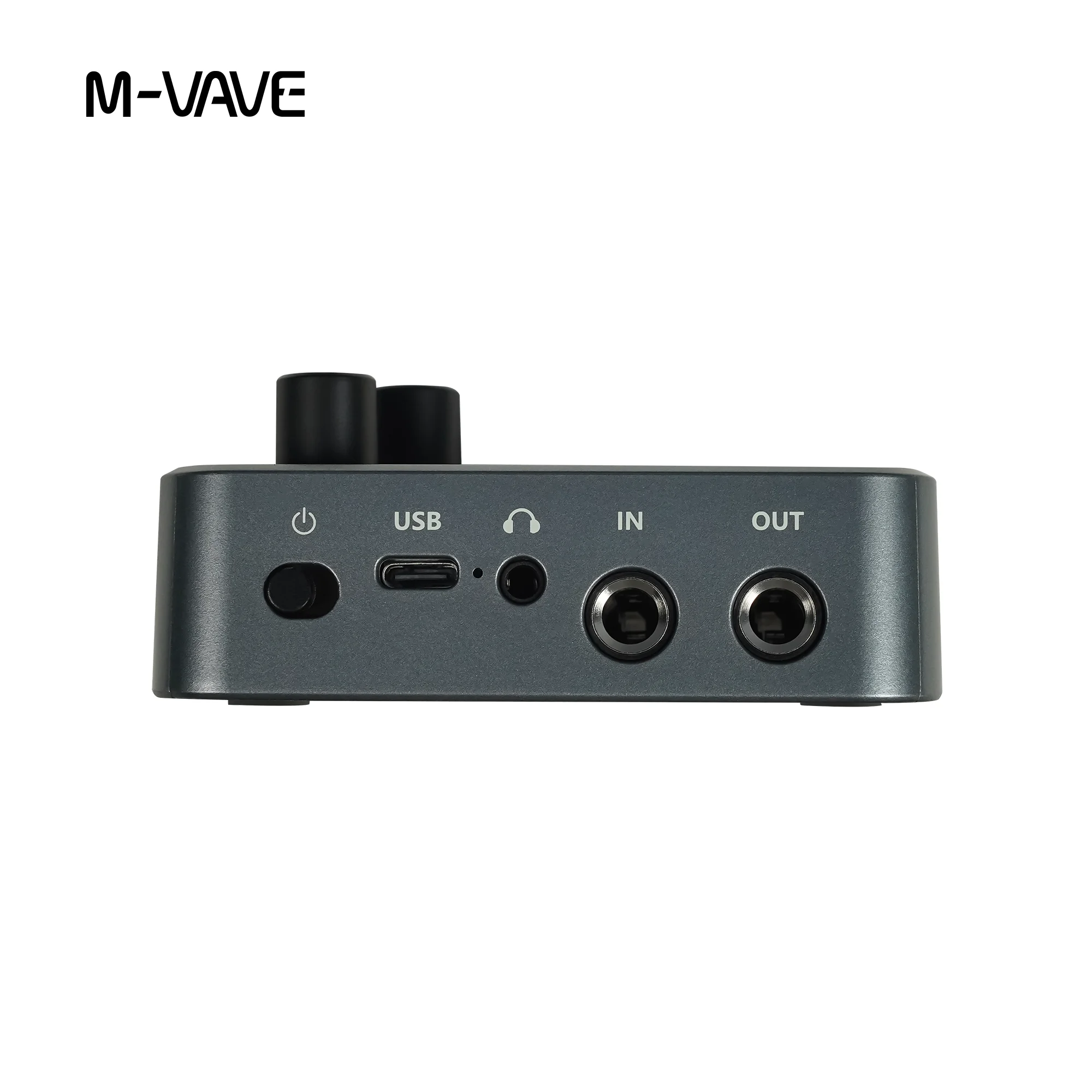 M-VAVE Mini Pocket Guitar Bass Amp 1.54" LCD Color Screen 1450mAh APP Control Multi-Function Desktop Effects Processor