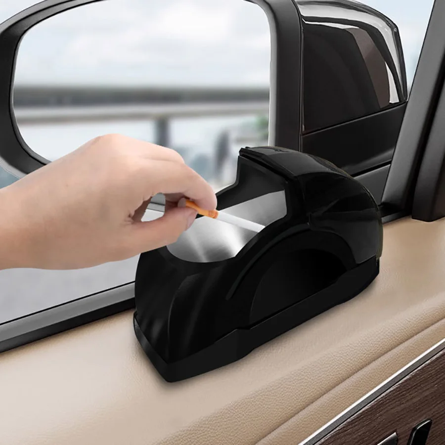 Portable Wood Ashtray Mini Car No Dropping Ash Suitable for Office and Car Use Perfect Gift for Him