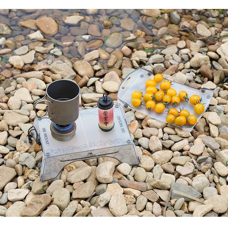 HODR Ultralight Folding Mini Camping Table β 97g Portable PP Tray 5