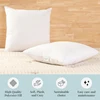 Luxury White Cushion Core Natural Goose Feather & Down Filling Soft Head Pillow Inner Customized Size Hotel Home Decor Pillows 5