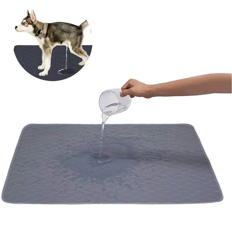 Washable Dog Pee Pads Reusable Absorbent Diaper Waterproof Dog Mat Non-Slip  Puppy Potty Training Pads for Pet Car Seat Cover - AliExpress