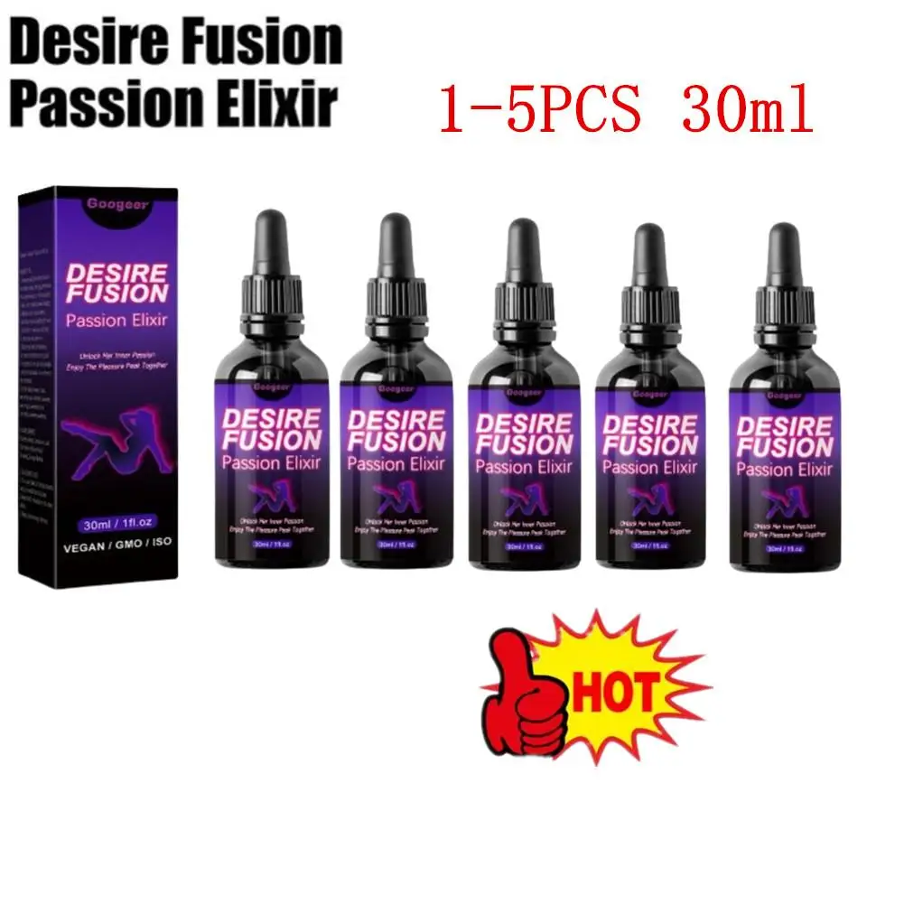 

1-5 шт. Desire Fusion страсть эксир либидо бустер для женщин повышает уверенность в себе, увеличивает привлекательность, воспламеняет любовного Spar