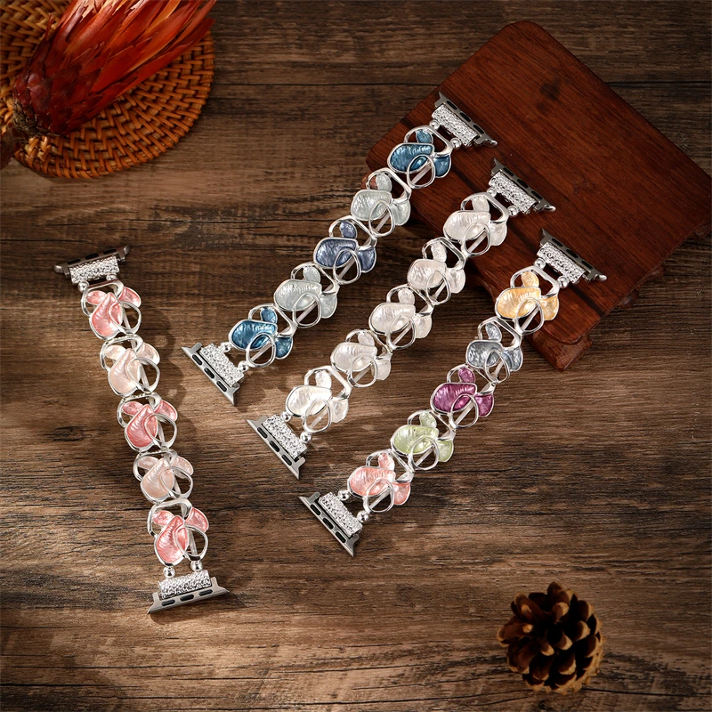 Elegant Metal Elastic Bracelet - Women's Strap