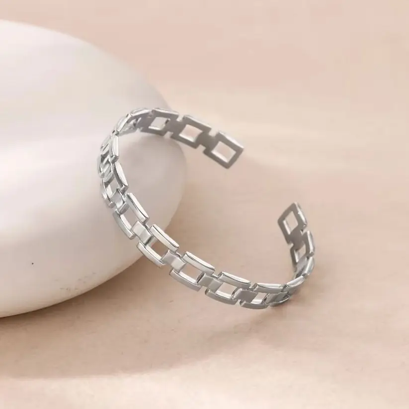 Stainless Steel Chain Bangles For Women