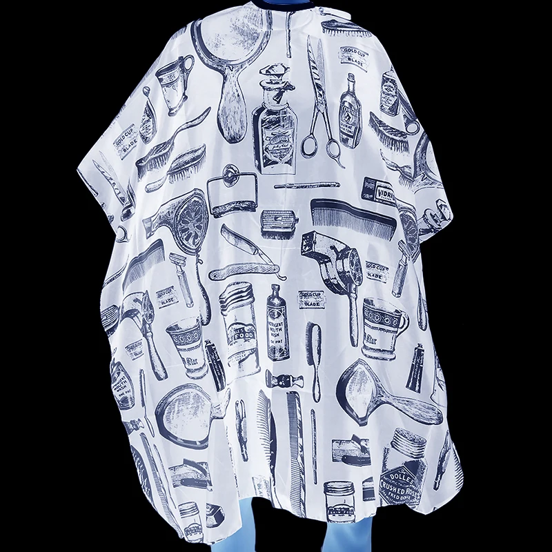 

Best Selling 2022 Products Pattern Cutting Hair Waterproof Cloth Salon Barber Cape Hairdressing Hairdresser Apron Haircut Capes