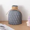 Modern Flower Vase White Pink Plastic Vase Flower Pot Basket Nordic Home Living Room Decoration Ornament Flower Arrangement 5