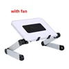 Adjustable Folding Laptop Desk Portable for Bed Table Notebook Cooler Fan Stand Multifunctional Computer Table Lap Office Desk 2