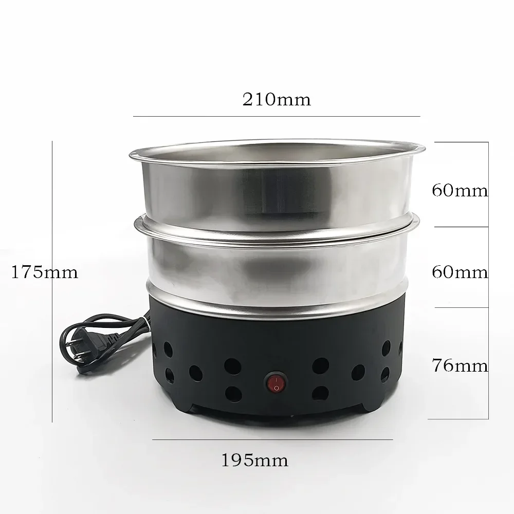 Household Small Coffee Bean Roaster High Suction Stainless Steel Cooler Cooling Plate Filter Radiator