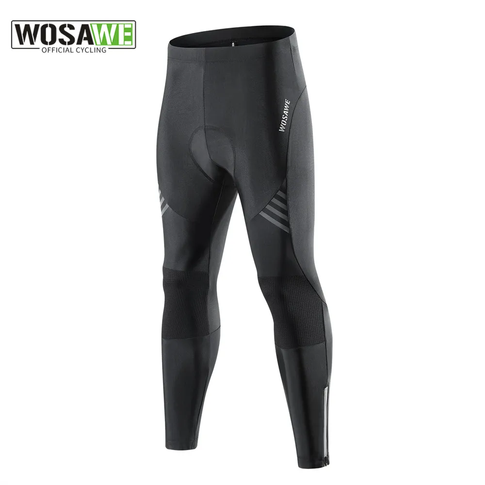 WOSAWE Men Autumn Tight Fitting Long Pants Cycling Shockproof 20D Gel Padded  Tights MTB Bike Downhill Mountain Bicycle Leggings - AliExpress