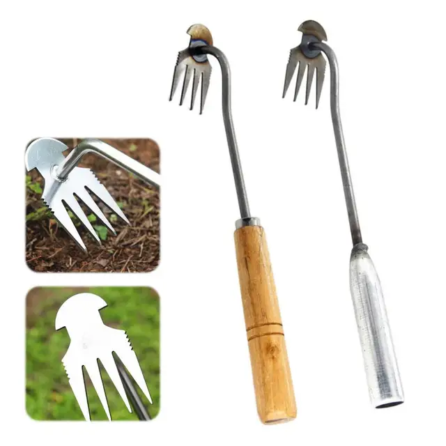 Gyomhúzó Újrahasznosítható Kényelmes, Erős, Könnyű Művelet Kopásálló Húzó Vas Füves Gyökér Eltávolító Kertész Szerszám Otthoni Ellátás