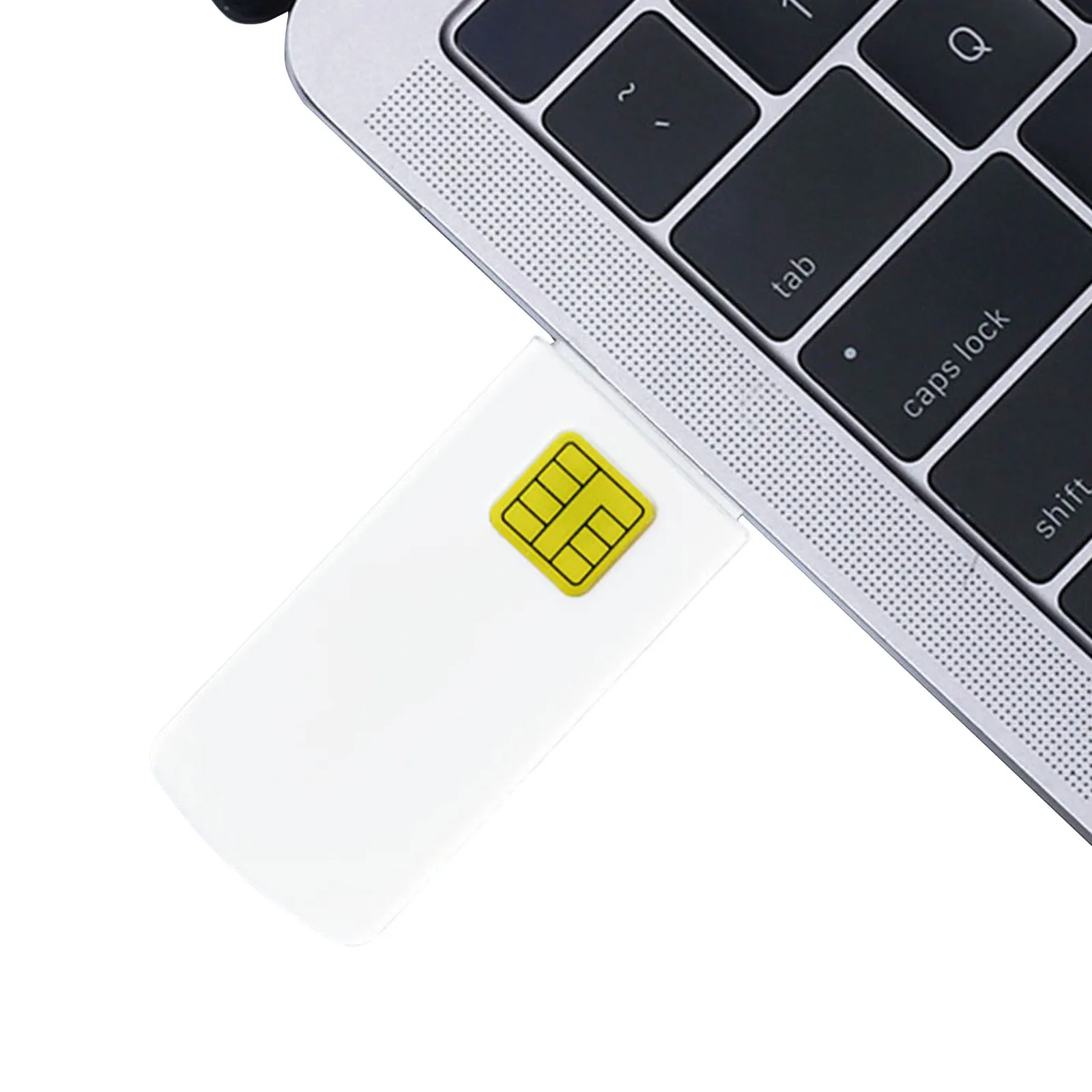 USB SIM 스마트 카드 리더 플러그 앤 플레이 SIM 카드 어댑터 안드로이드 윈도우 맥 OS 맥북 컴퓨터 PC용 경량 컴팩트