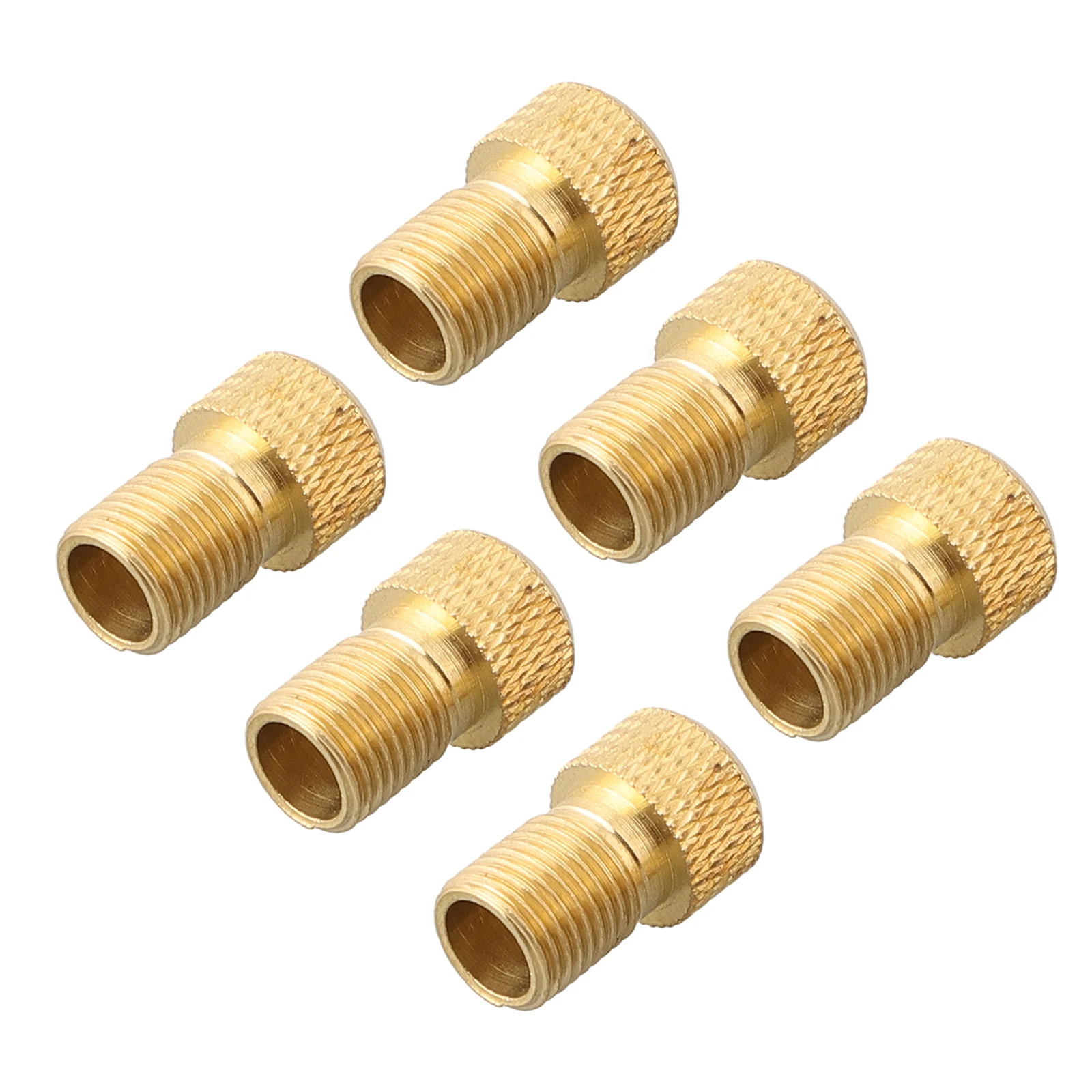 

6pcs Nozzle Brass Rubber Ring Design For Ebike Bicycle FV To AV Head Used To Replace Electric Bike Part MTB Bike Motorcycles