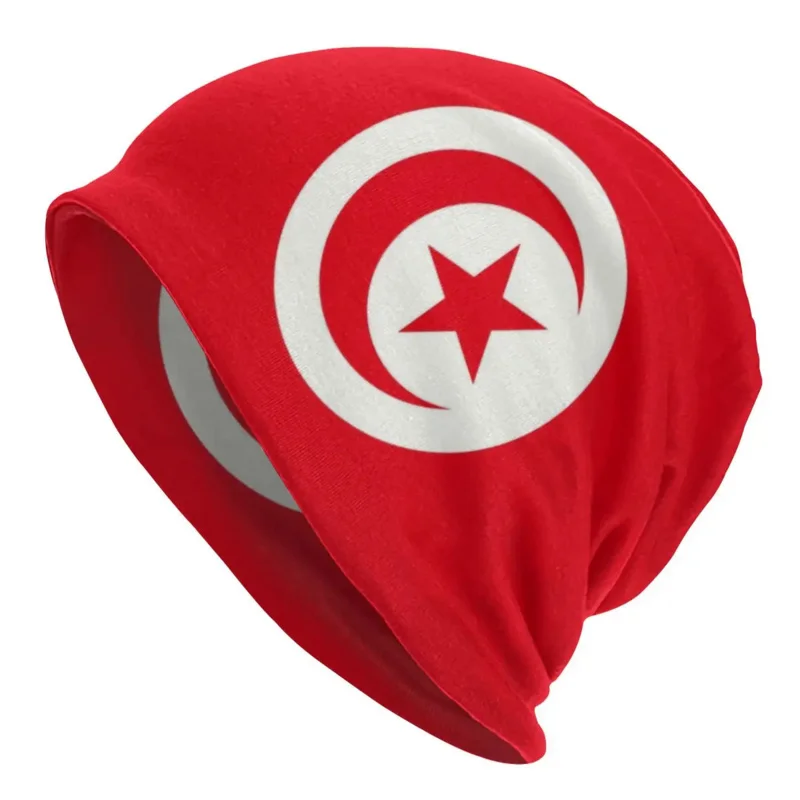 

Tunisia Flag Hat Hip Hop Winter Warm Men Women Knit Hats Unisex Adult Tunisian Patriot Bo Skullies Beanies Caps