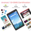 PRITOM 8 Inch Tablet Android 13, 8GB(4+4 Expand) RAM 64GB ROM,1TB Expand,1280x800 IPS Screen 5000MAH Battery,Dual Camera, WiFi 3