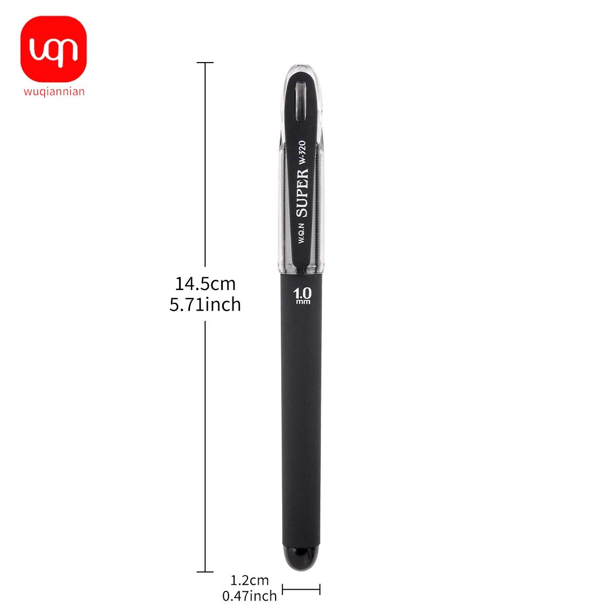 3/6/12 high-end gel neutral pens 1.0mm - fast drying and lasting, soft and smooth, plenty of ink school and office stationery 2