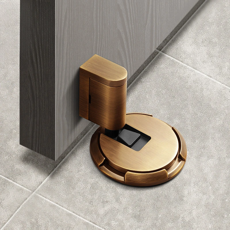 Door Stopper 1 set household silent punch-free invisible floor-mounted door stoppers for bathrooms and bedrooms