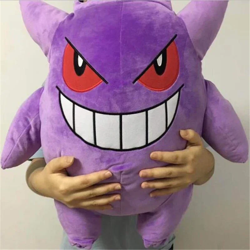 

55 см/11 см/23 см Большой размер Pokemon Gengar 1,5 кг фотоэлемент для смешной куклы коллекционный подарок