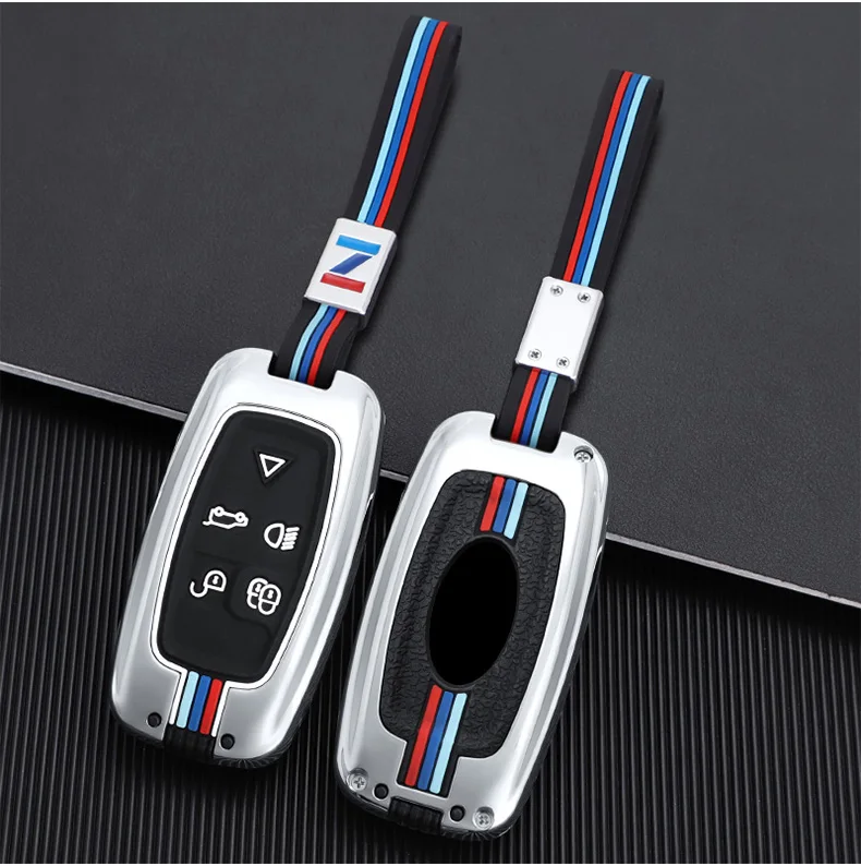 Portachiavi in lega Silicone portachiavi per auto per Land Rover Range Rover Sports 2010 TDV8 2011 Discovery 4 IV LR RR - S6f97e5c5ac924d42bed7aa49f95ce682I