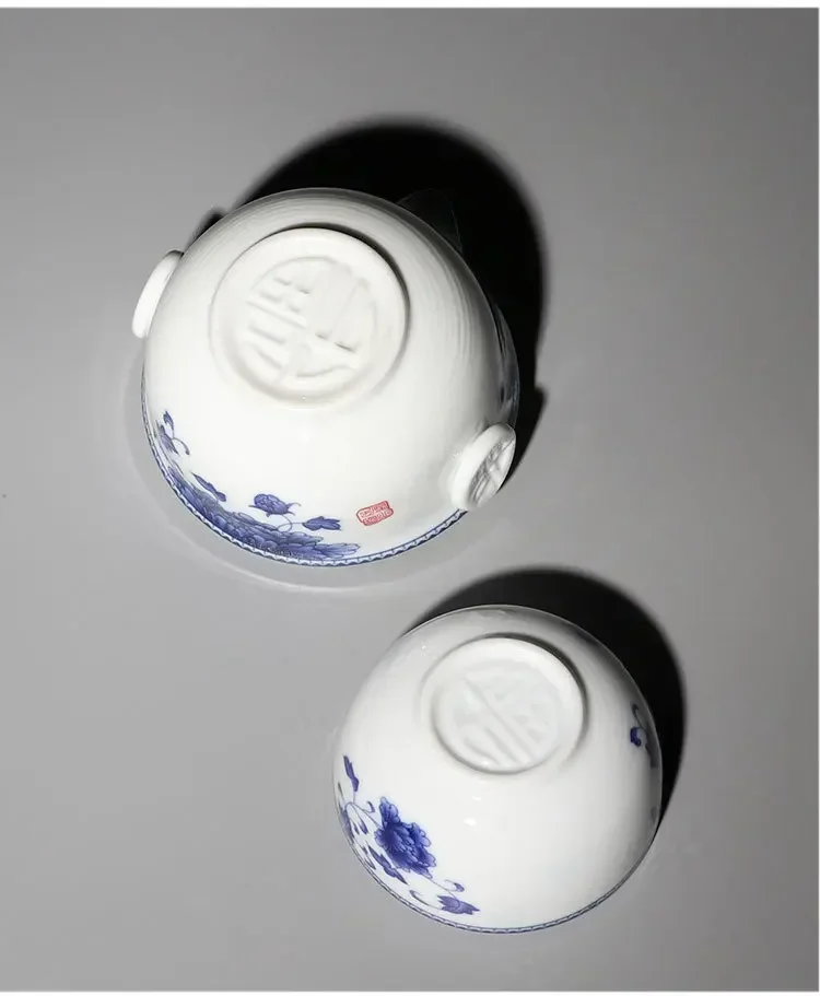 . Porcelain tea set includes 1 pot and 1 cup, high quality elegant gaiwan, beautiful and easy teapot. Cup of coffee