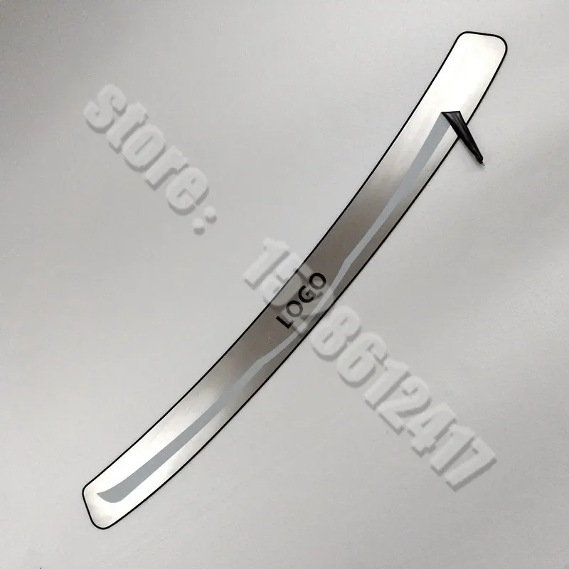 Car styling for Volvo V60 2012-2018 rear styling stainless steel Rear Bumper Protector Sill Trunk Rear guard Tread Plate Trim