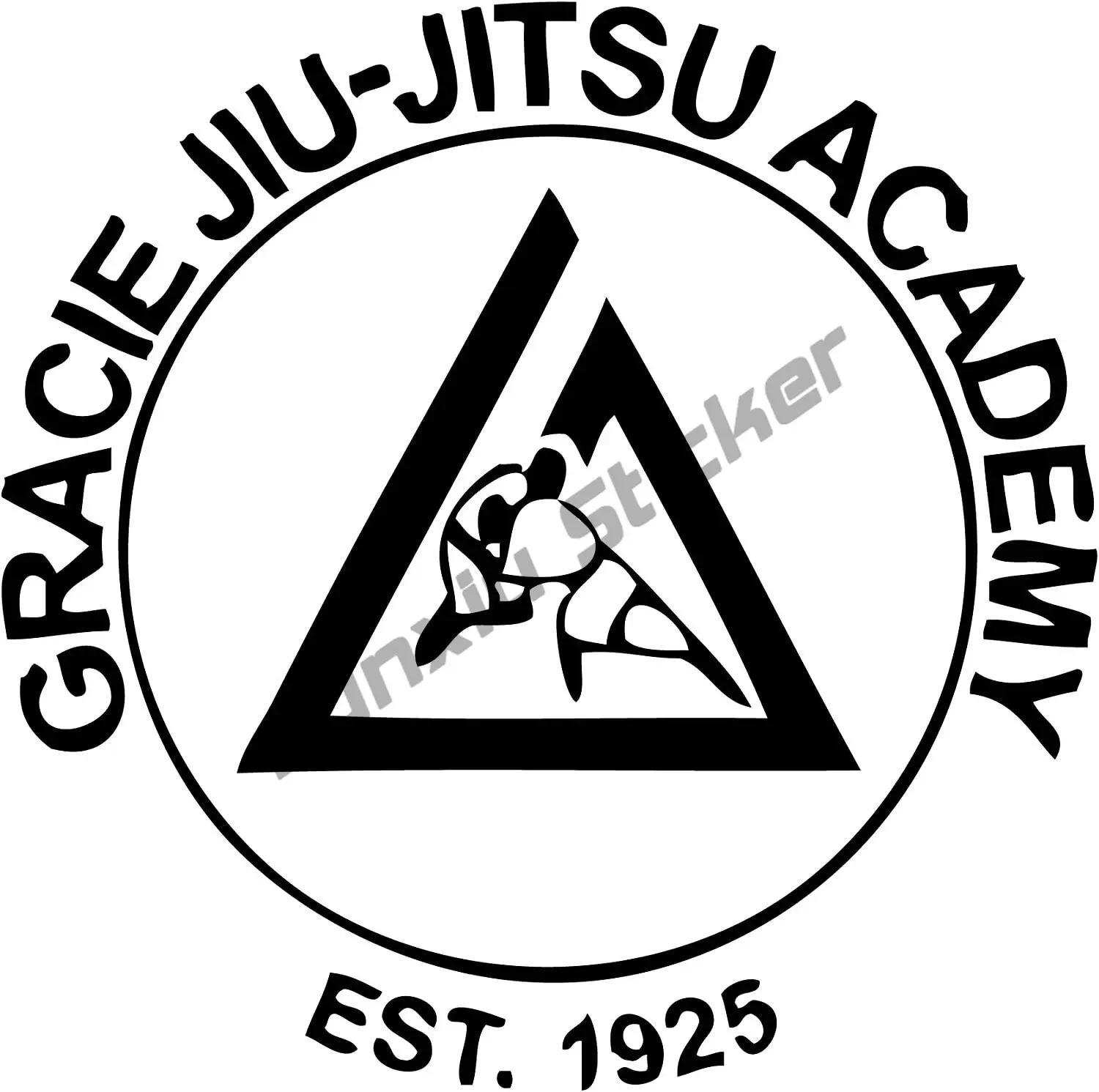 Adesivo per paraurti brasiliano Jiu Jsu BJJ per auto, tazze