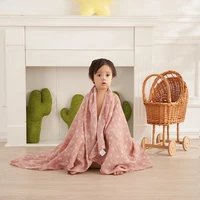 Kangobaby #My Soft Life# Fashion Muslin Swaddle Baby Receiving Blanket Squares Babyroom Decor 100% Cotton Infant Quilt 2
