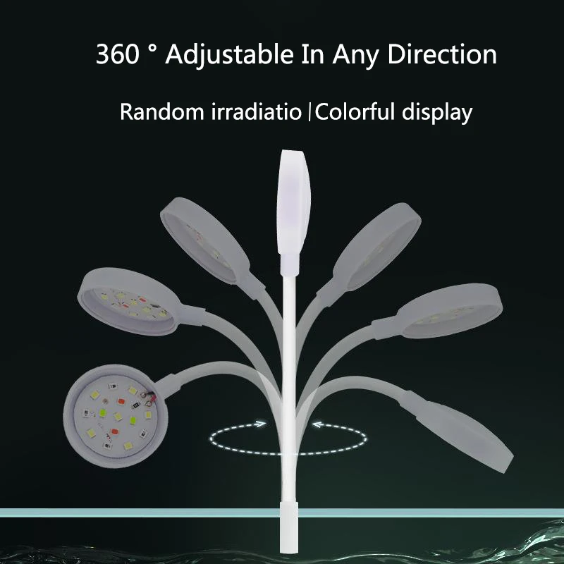 3W 5V USB Aquarium Light LED Waterproof Fish Tank Lighting Underwater Fish Lamp Aquariums Decor Plant Lamp Mini fish tank light aquarium light aquarium lamp