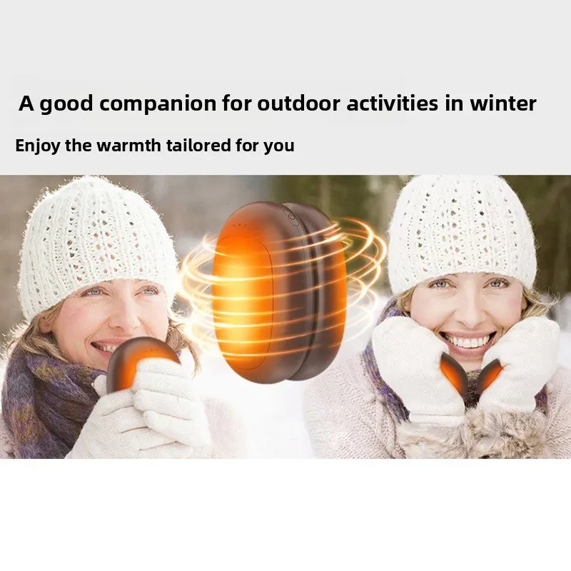 2in1 Magnetic Hand Warmers 3 Adjustable Heat Settings Fast 3 Second Heating Dual Sided Warmth Massage USB