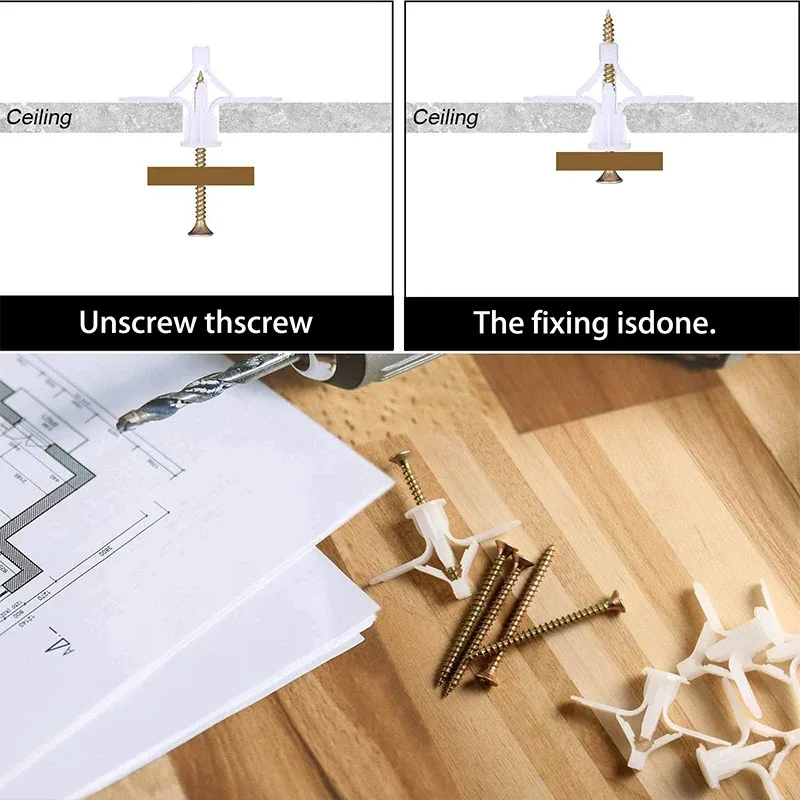 Expansion screws plasterboard aircraft expansion tube plastic rubber plug hollow brick special purpose