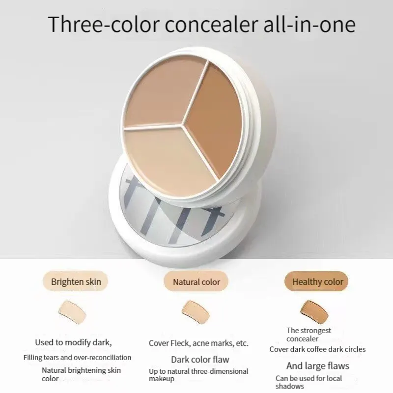 Color Concealer Palette Multi-Color Cover Spot Highlighting and Repair