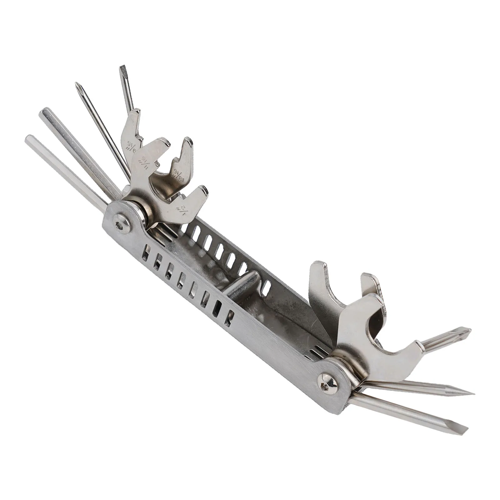 Compact 13-in-1 Repair Tool 13-in-1 Repair Tool Diving Equipment Repair Tool Stainless Steel 13-in-1 For Divers 6