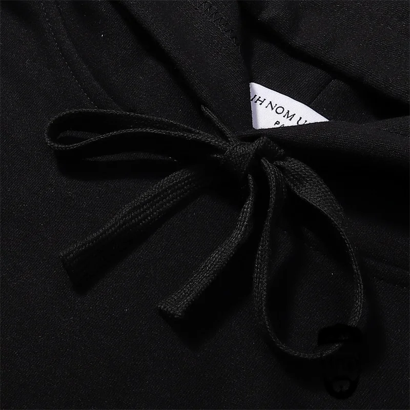 Free shipping 2024 men's hoodie autumn/winter letter minimalist print toptee