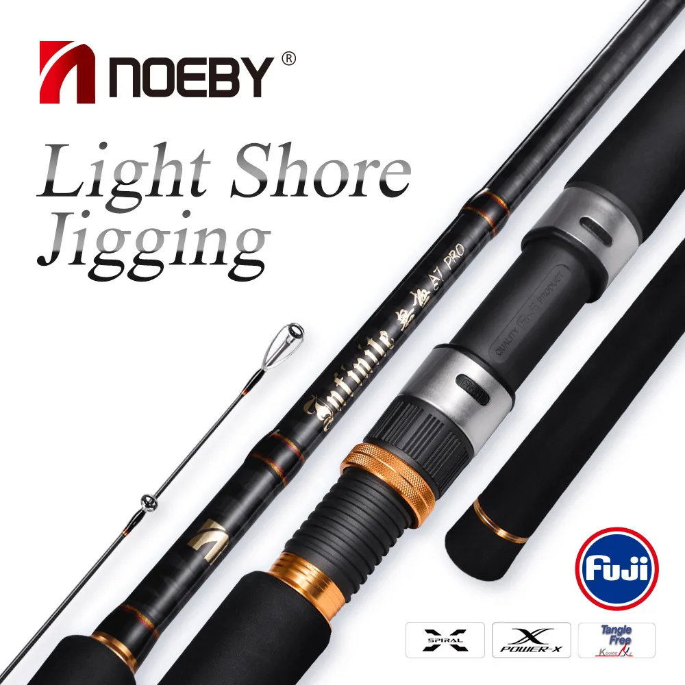 Рыболовное удилище Noeby светильник Shore для джиггинга 2 49 м 75 9 М MH с двумя секциями