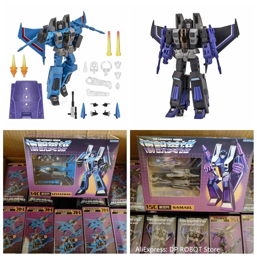 박스 포함 액션 피규어 장난감, 뉴에이지 변신 NA H14C 썬더크래커, Leviathan H15C Skywarp Samael, 재고 있음