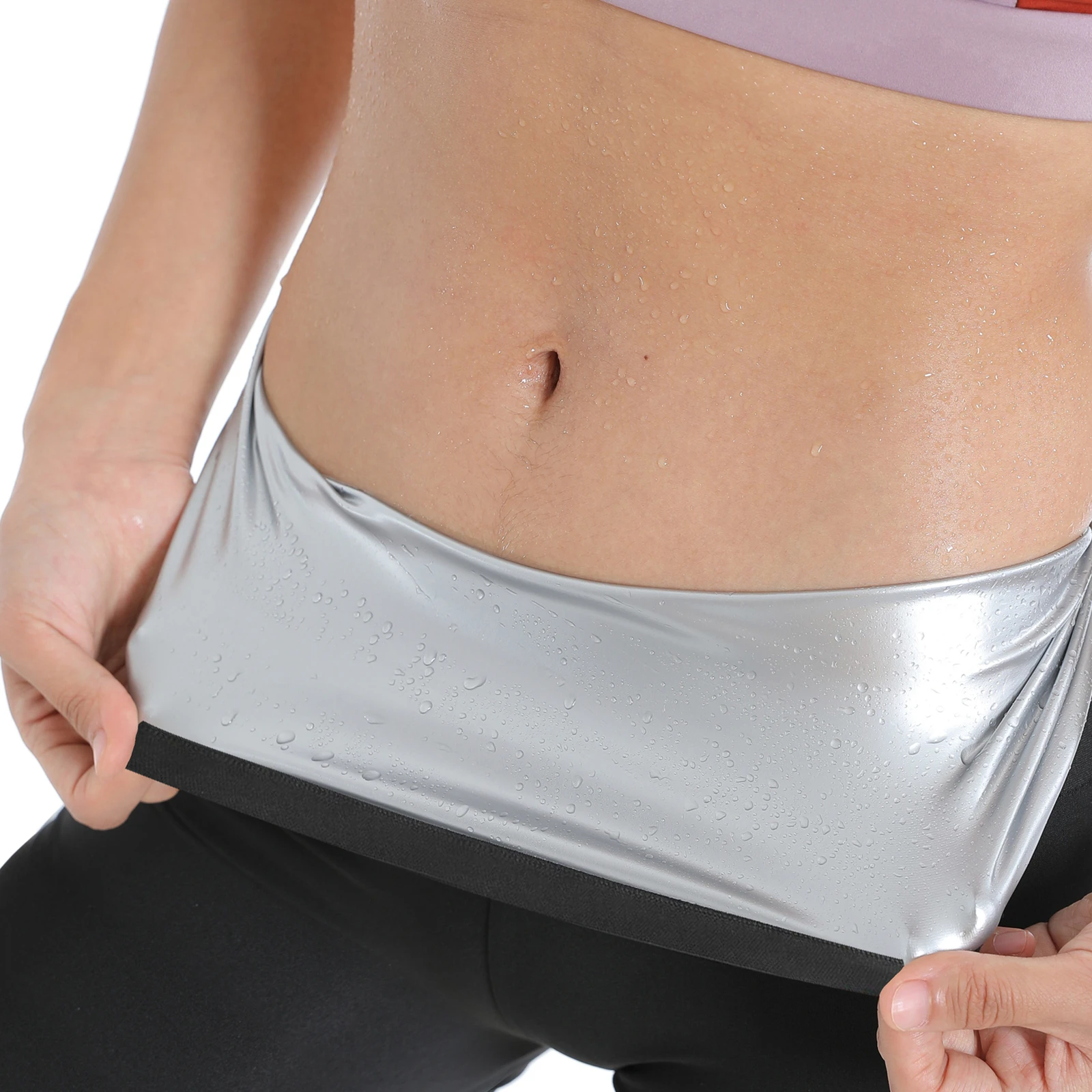 Women Sauna Shapers Slimming Pants Hot Thermo Sweat Sauna Body Shaper Waist Trainer Slimming Leggings Pants Fitness Shapewear
