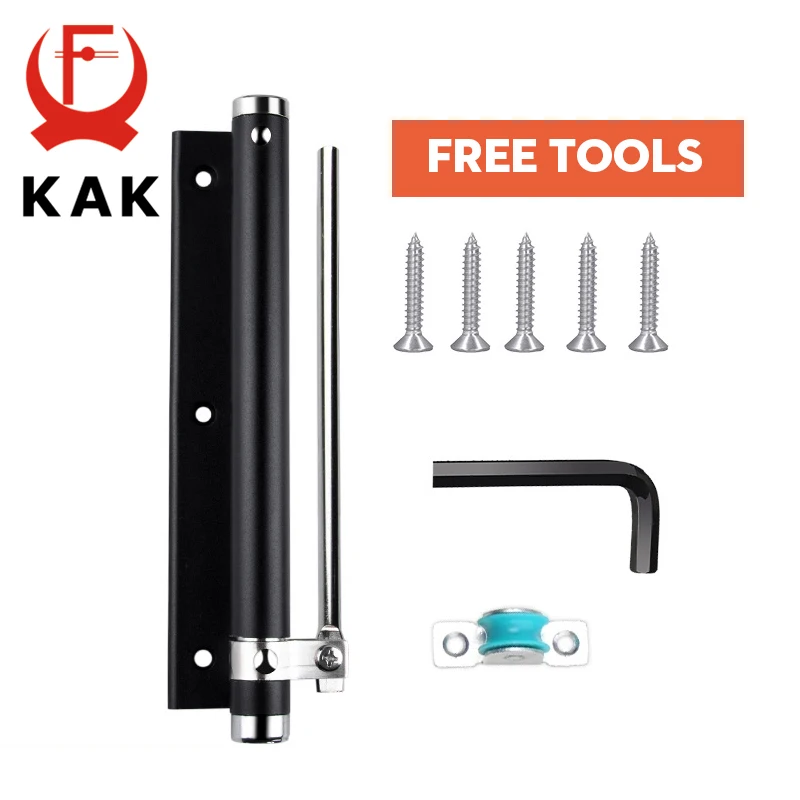 KAK Heavy Duty Aluminum Alloy Automatic Door Closer with Soft Close and Fire-Proof Features