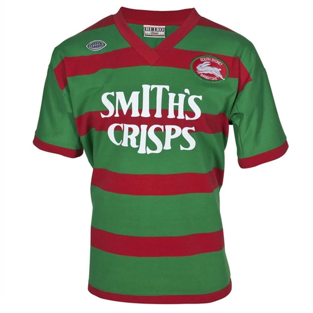 

1989 SOUTH SYDNEY RABBITOHS RETRO RUGBY JERSEY size S-M-L-XL-XXL-3XL-4XL-5XL