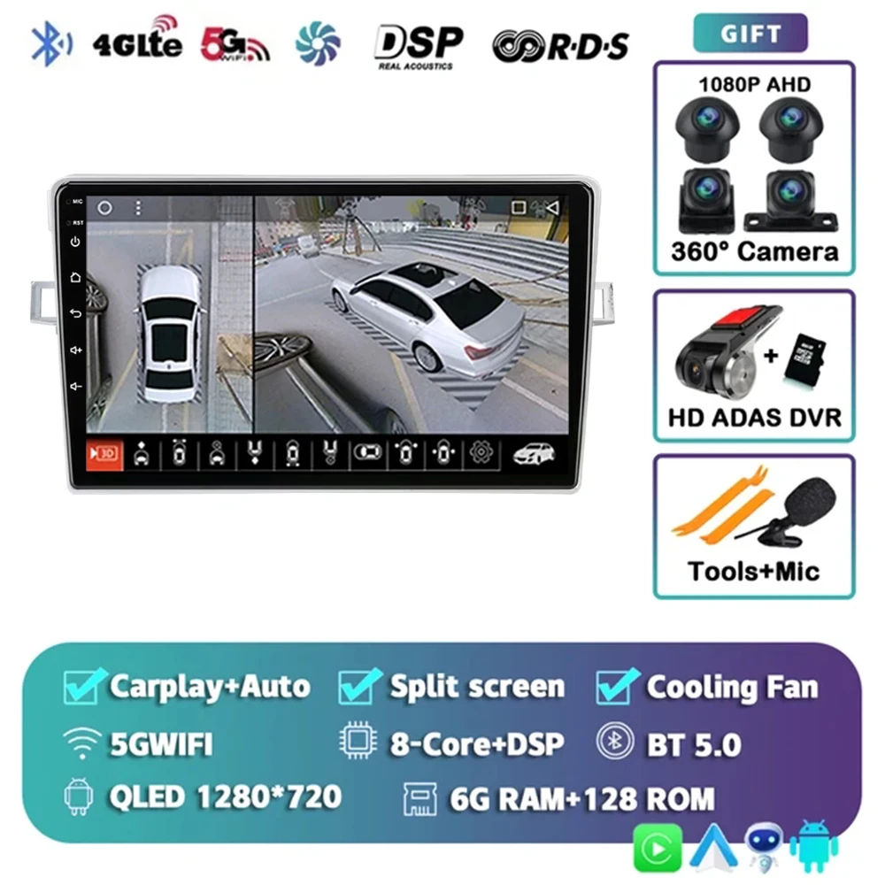 8G-128G 360 DVR