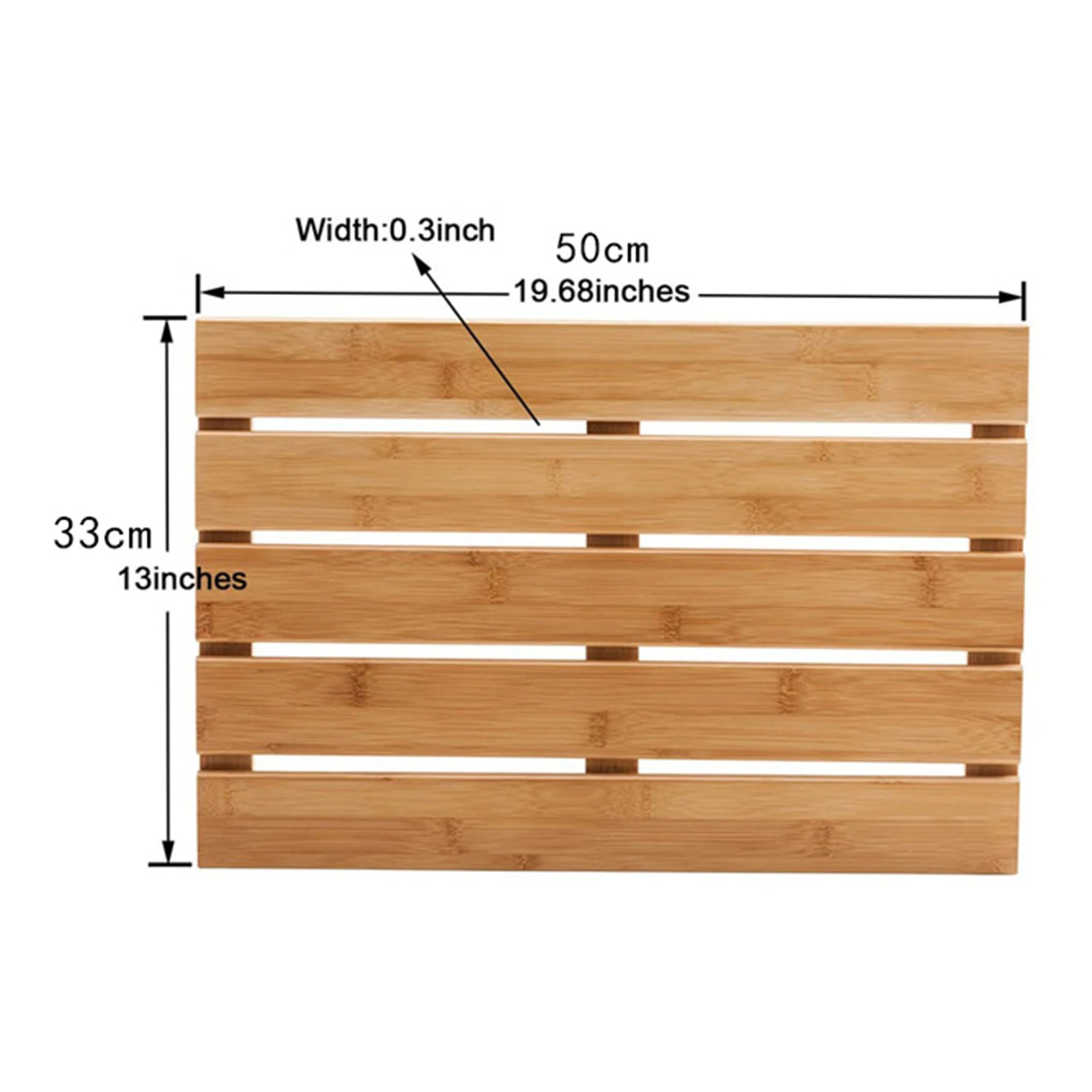 Heighten Bath Floor Mat Wood Quick Drying Waterproof Absorbent Natural Hotel Beach Waterproof Mats For Pet Hotel Mat