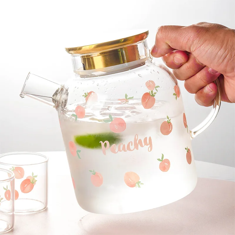 Kettle Heat Resistant Glass Glass Water Bottle Jar Kettle Glass