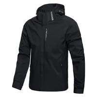Men's Waterproof Rain Jacket Lightweight Outer Hooded Outdoor Raincoat Hiking Windproof Jacket Climbing Outdoor Jackets 1