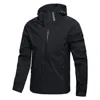 Men's Waterproof Rain Jacket Lightweight Outer Hooded Outdoor Raincoat Hiking Windproof Jacket Climbing Outdoor Jackets 1