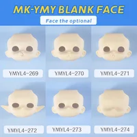 Milky White YMY Doll Replacement Head Face GSC Face Eye OB11 Elf Ear Cat Face Accessories For Obitsu 11, P9, Penny, Nendoroids 2