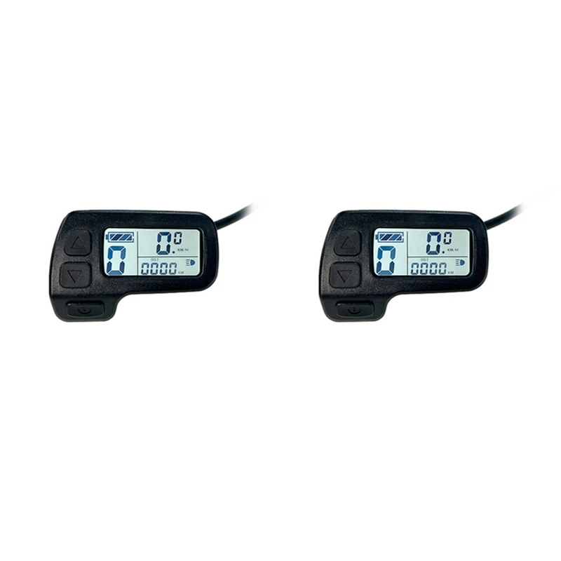 

2X Electric Bicycle Display KT-LCD11 5Pin Display With Waterproof Plug Drive Motor Conversion Ebike Accessories