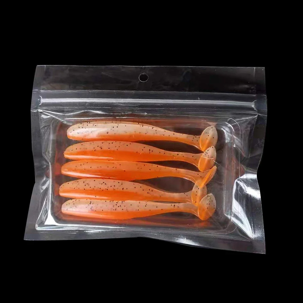 100 개/몫 15*12cm 10*8cm 포장 가방 비닐 봉투 PVC 물집 패키지 낚시 미끼