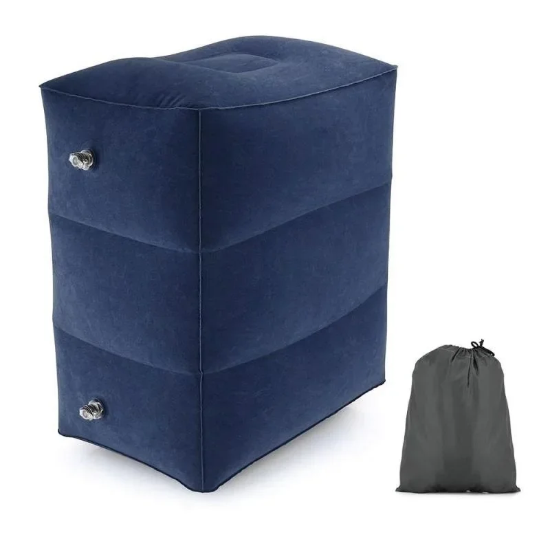 Inflatable Kids Travel Footrest Pillow for Airplane